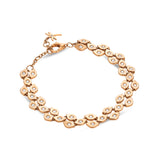 Bracciale Mikou a tre file di diamanti