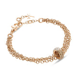 Back to Love bracelet with brown and colorless diamonds