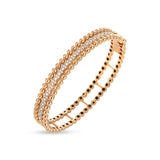 Bracciale rigido Boutique Icon con pavé di diamanti