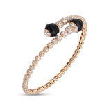 Boutique Portofino bracelet with onyx and diamonds