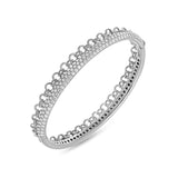 Bracciale rigido Back to Love con pavé di diamanti