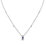 Pendente Noblesse Oblige con zaffiro e diamanti