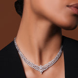 Yasmeen necklace with diamonds