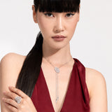 Yasmeen necklace with diamonds
