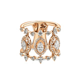 Maureen The Original ring with marquise shaped diamonds
