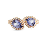 Boutique Paris ring with tanzanite and diamonds