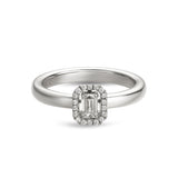 Madame ring with diamonds