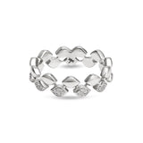 Mikoulette ring with diamonds