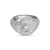 Anello Madame con pavé di diamanti