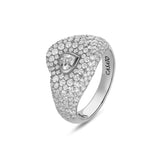 Anello Madame con pavé di diamanti