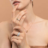 Anello Noblesse Oblige con pavé di diamanti