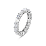 Anello Madame modello Eternity con diamanti