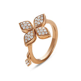 Mikou ring with pavé diamonds
