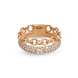 Anello Back to Love con pavé di diamanti