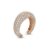 Anello Madame con pavé di diamanti