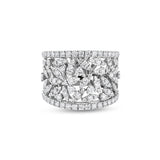 Yasmeen ring with diamonds