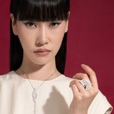 Anello Yasmeen con diamanti