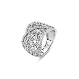 Yasmeen ring with diamonds