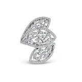 Yasmeen ring with diamonds