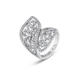 Yasmeen ring with diamonds