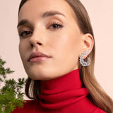 Yasmeen earrings with diamonds