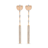 Maureen Medine earrings with diamonds