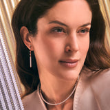 Maureen Medine earrings with diamonds