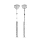 Maureen Medine earrings with diamonds