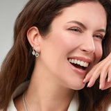 Madame earrings with diamonds