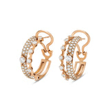 Maureen Medine earrings with diamonds