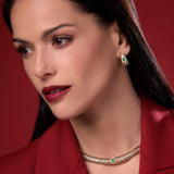 Orecchini Boutique Icon con smeraldi e diamanti