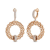 Back to Love earrings with diamonds