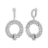 Back to Love earrings with diamonds