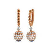 Boutique Portofino earrings with diamonds and sapphires