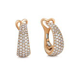 Orecchini Madame con pavé di diamanti
