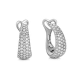 Orecchini Madame con pavé di diamanti