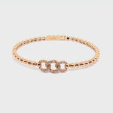Boutique Icon bracelet with pear shaped diamonds