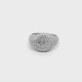 Anello Madame con pavé di diamanti
