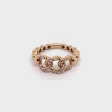 Boutique Icon ring with diamonds