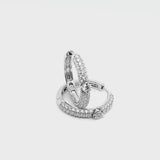 Maureen Medine earrings with diamonds