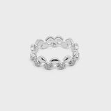 Mikoulette ring with diamonds
