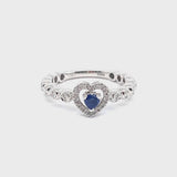 Boutique Icon ring with sapphire and diamonds