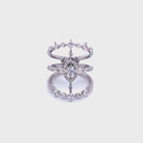 Maureen The Original ring with marquise shaped diamond