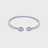 Boutique Icon bracelet with pear shaped diamonds