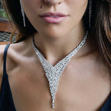 Yasmeen necklace with diamonds