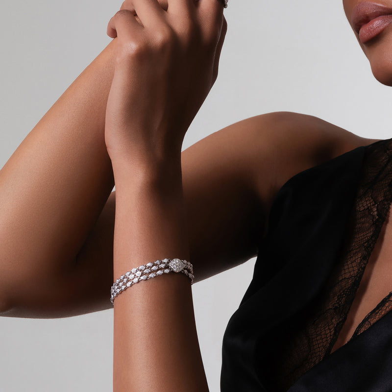 Mikoulette bracelet with diamonds