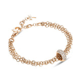 Back to Love bracelet with diamonds