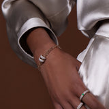 Bracciale Noblesse Oblige con diamanti brown e colorless