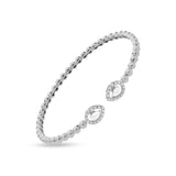 Boutique Icon bracelet with pear shaped diamonds