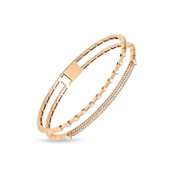 Bracciale rigido Maureen Medine con diamanti